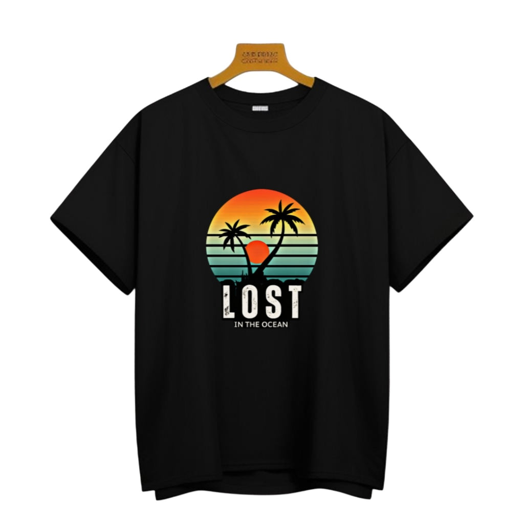 Zenvyre ' LOST IN THE OCEAN'  Unisex Classic Crew T-Shirt