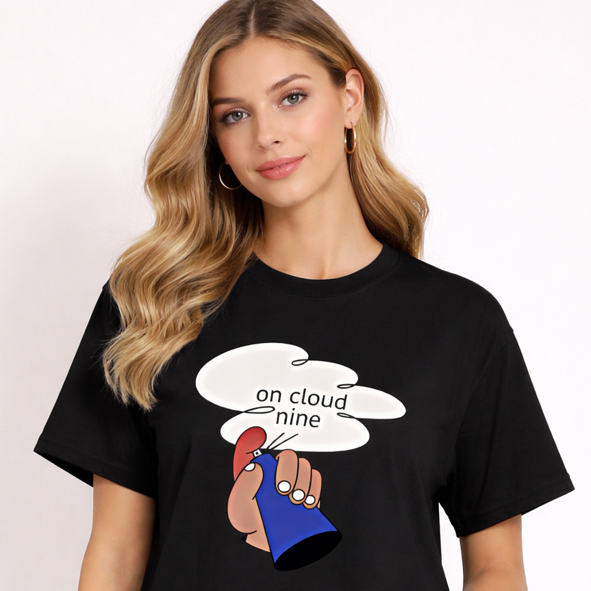 Zenvyre 'ON CLOUD NINE'   Unisex Classic Crew T-Shirt